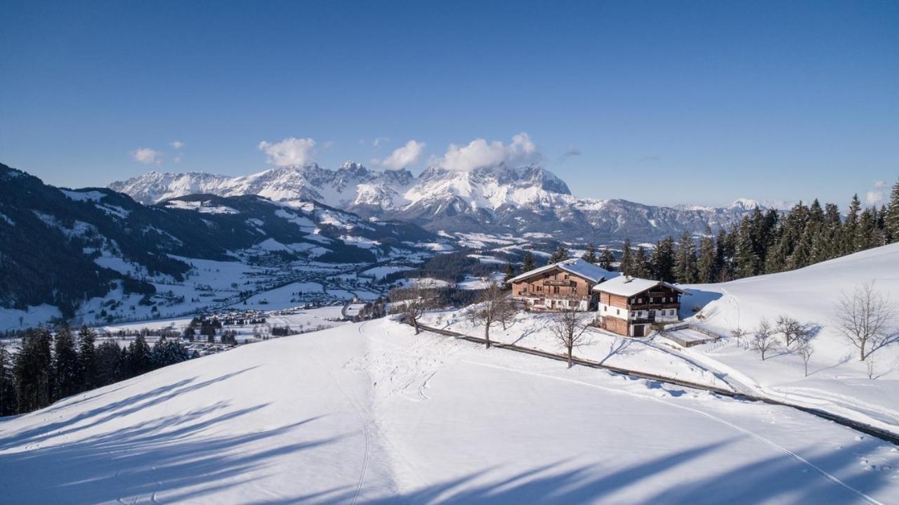 Ferienwohnung Hahnenkammblick Kitzbühel Exterior foto