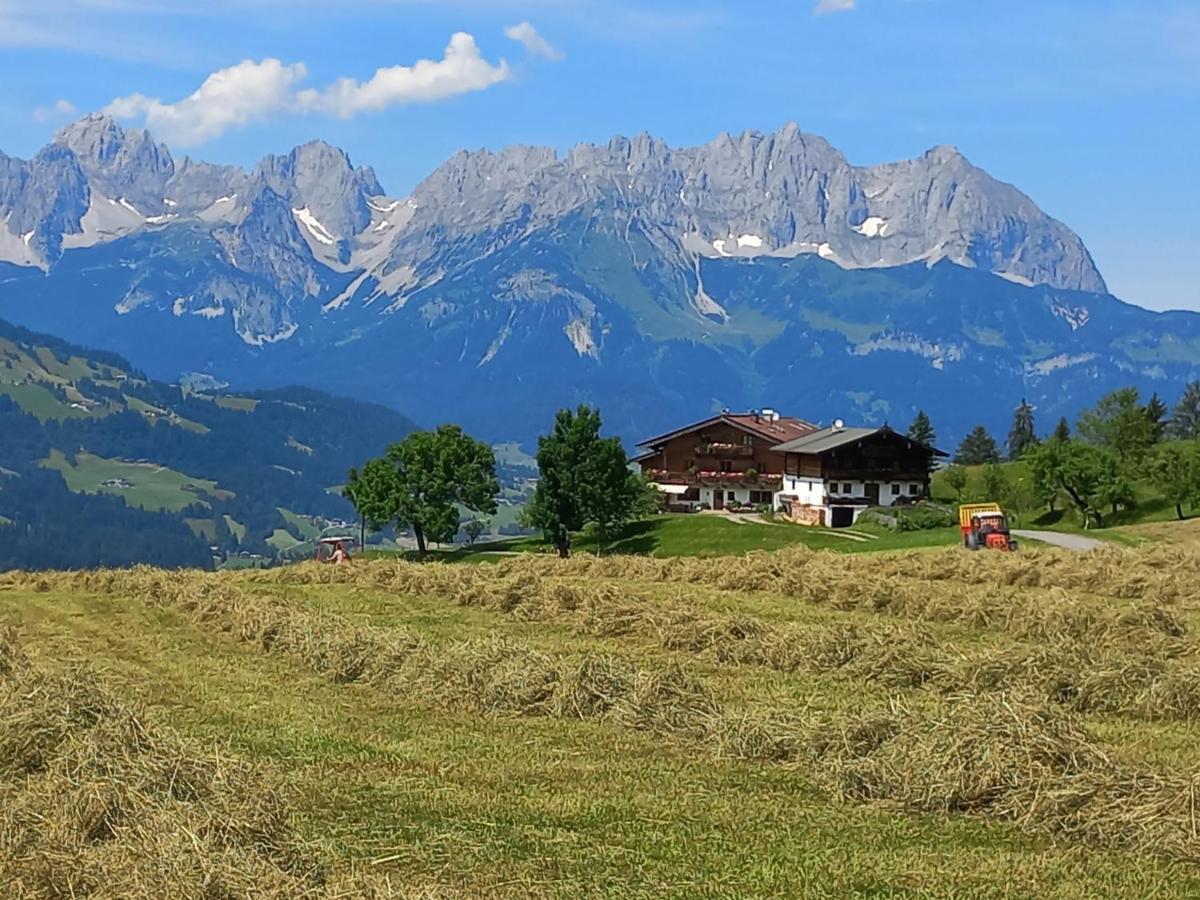 Ferienwohnung Hahnenkammblick Kitzbühel Exterior foto