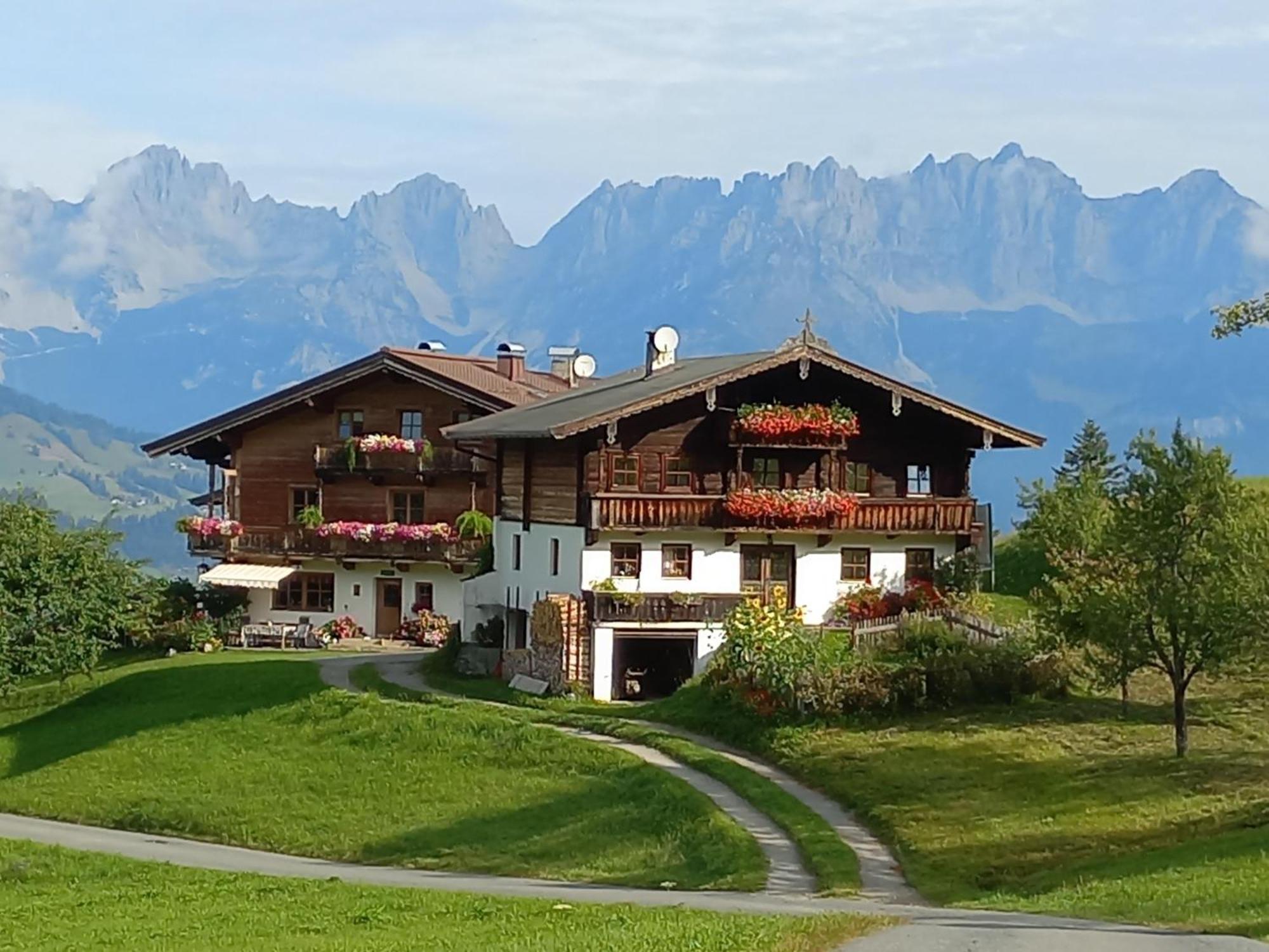 Ferienwohnung Hahnenkammblick Kitzbühel Exterior foto