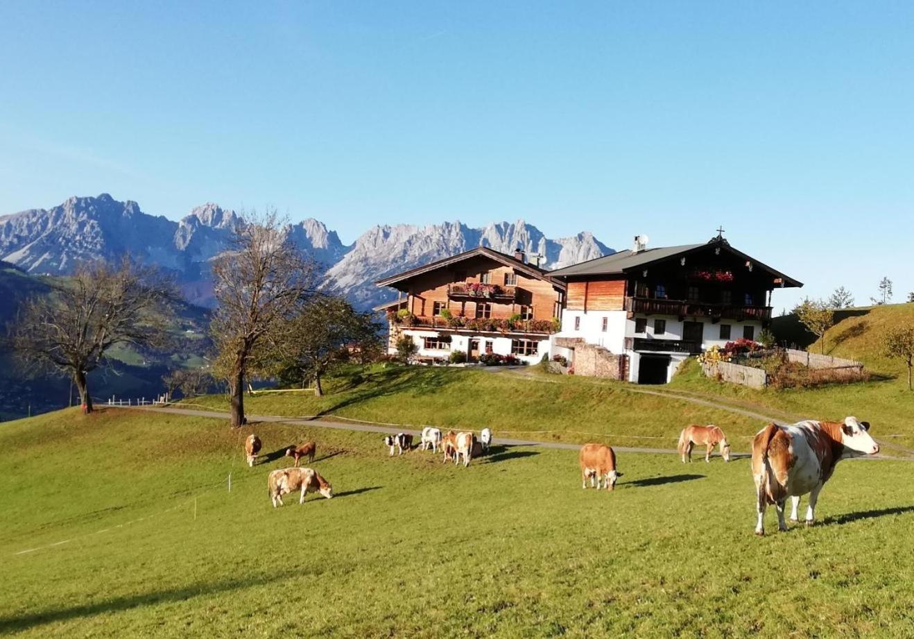 Ferienwohnung Hahnenkammblick Kitzbühel Exterior foto