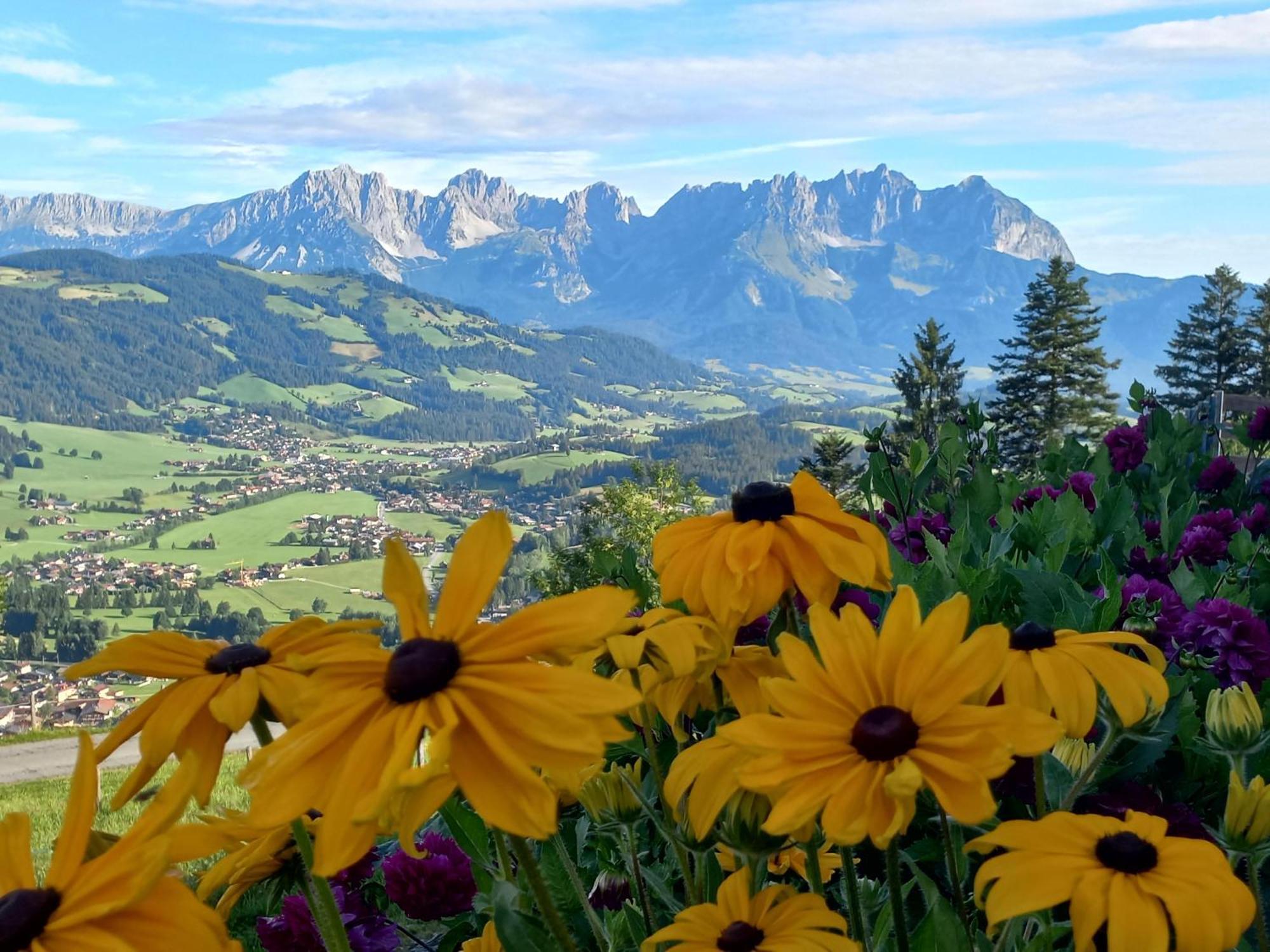 Ferienwohnung Hahnenkammblick Kitzbühel Exterior foto