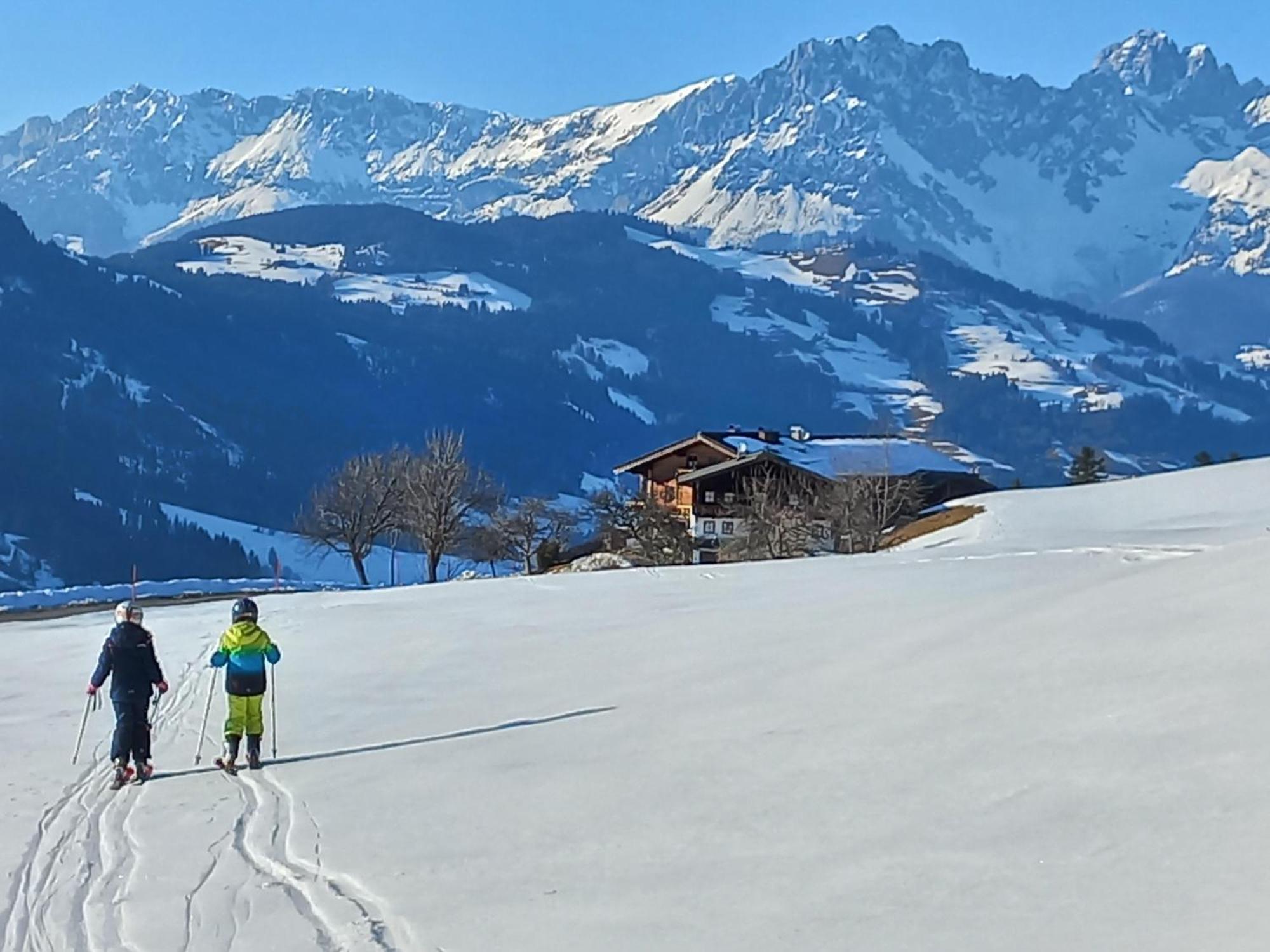 Ferienwohnung Hahnenkammblick Kitzbühel Exterior foto
