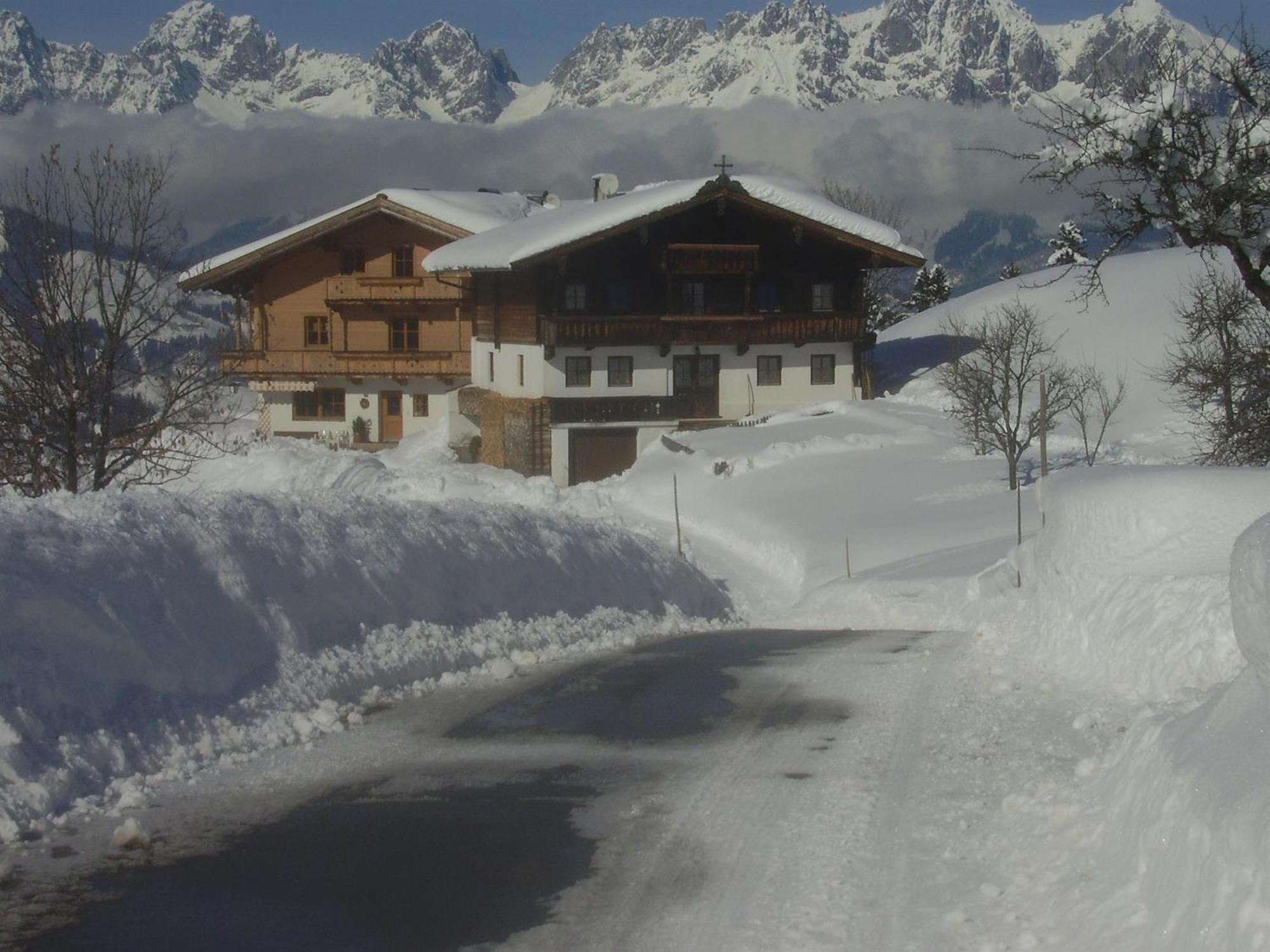 Ferienwohnung Hahnenkammblick Kitzbühel Exterior foto