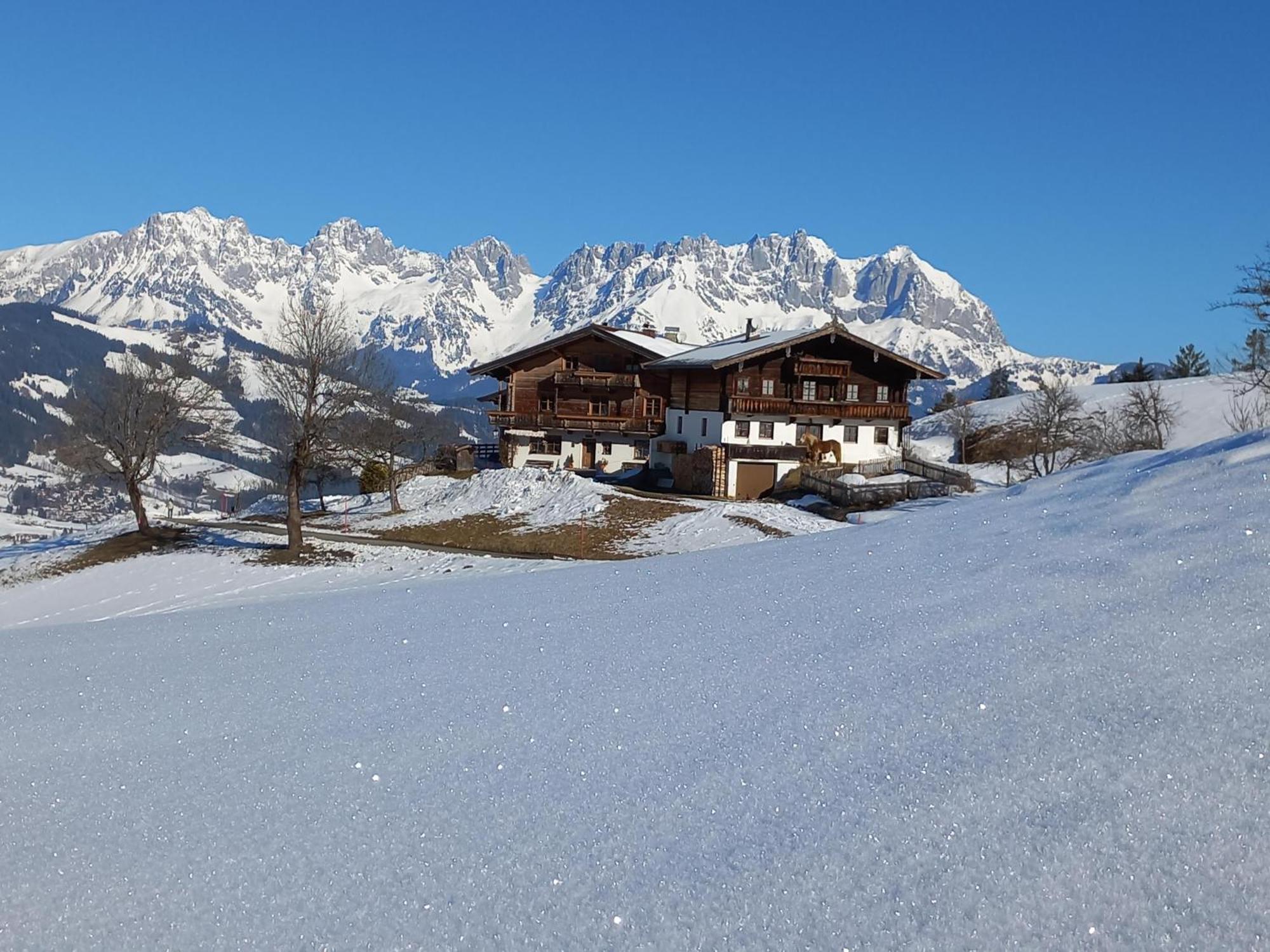 Ferienwohnung Hahnenkammblick Kitzbühel Exterior foto